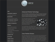 Tablet Screenshot of cenotechnologies.com